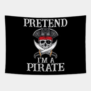 Pirate Costume T Shirt for the Last Minute Party Tapestry