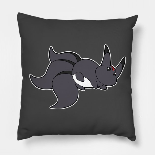 Obsidian Carby Pillow by amarysdesigns