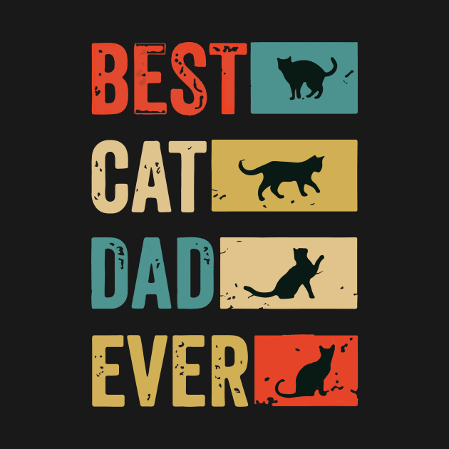 Best Cat Dad Ever by Artmoo