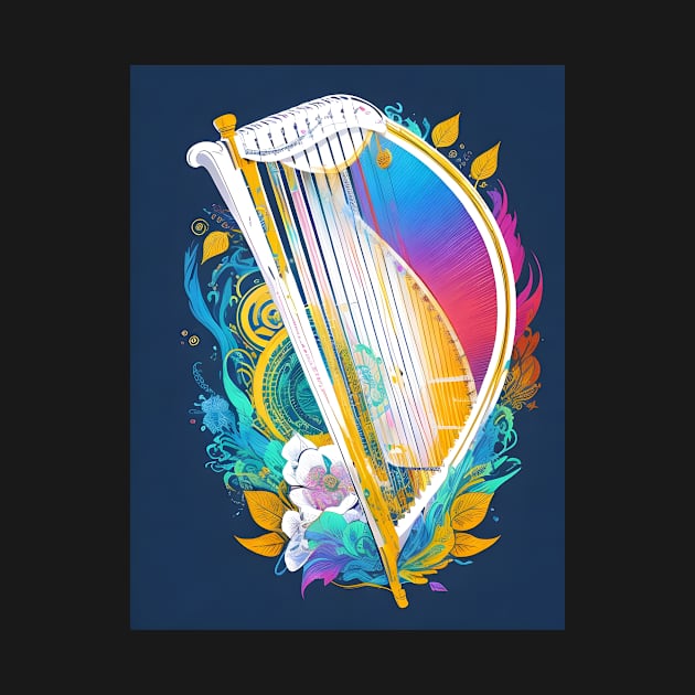 Abstract Harp by MiracleROLart