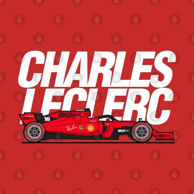 Charles Leclerc Ferrari by jaybeetee