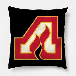 Defunct Atlanta Flames Hockey Team Pillow