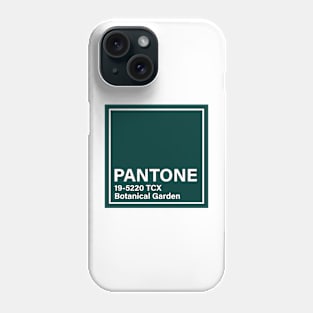 pantone 19-5220 TCX Botanical Garden Phone Case