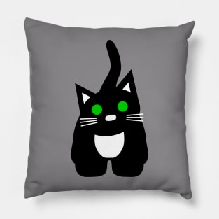 Cat Chummy (Black) Pillow