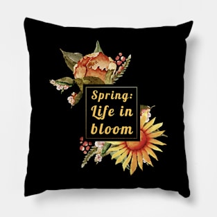 Spring - life in bloom Pillow