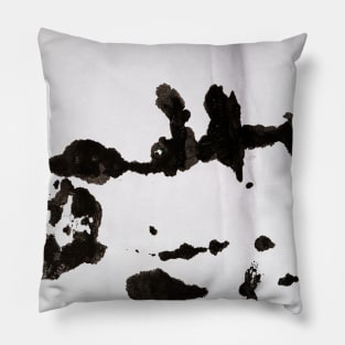 Black Ink Splatter - Alternative Pillow