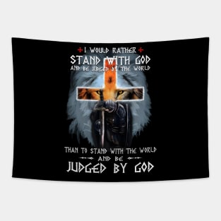 Judged By God Tapestry