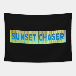Sunset Chaser | Blue Yellow Orange Green Tapestry