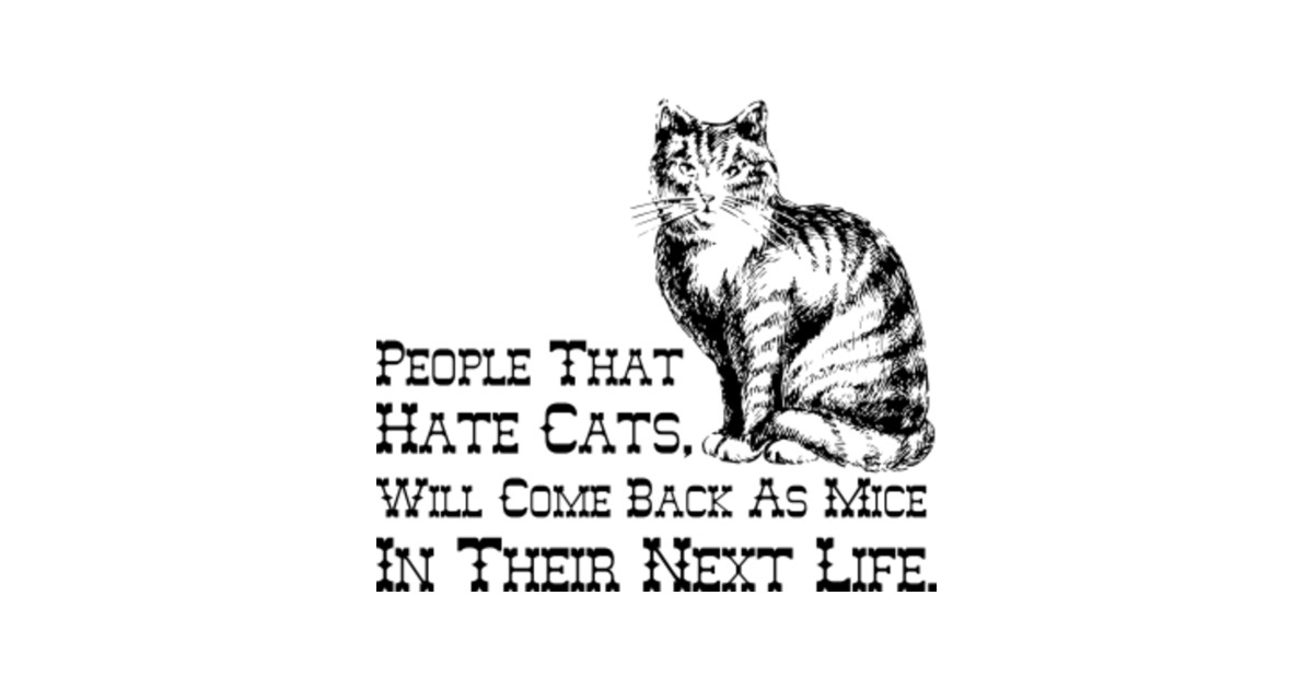 People Who Hate Cats Cat Tapestry Teepublic Au