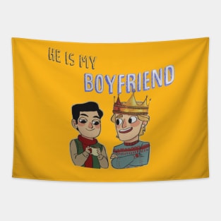 He is my boyfriend Tapestry