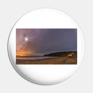 Oxwich Bay with the Moon, Gower Pin