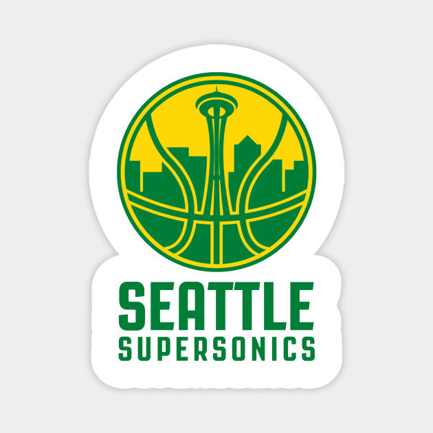 Seattle Sonic Best Logo Magnet by antyadita