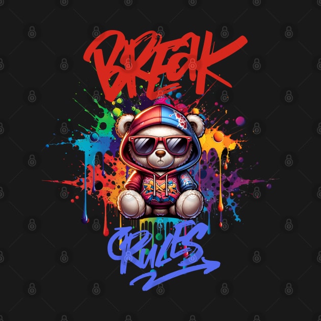 A Cool and Rebel Teddy Bear by Sublime Art