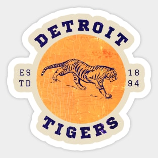 Erie SeaWolves RC Detroit Tigers Metallic Sticker
