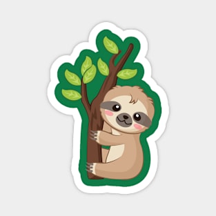 cute baby sloth Magnet