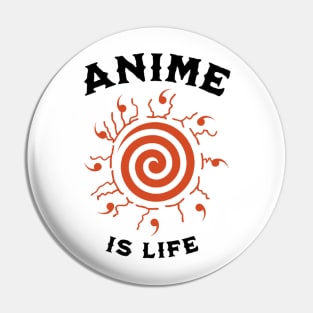 Anime is Life! Pin