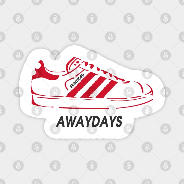 Brentford Away days Magnet by Confusion101