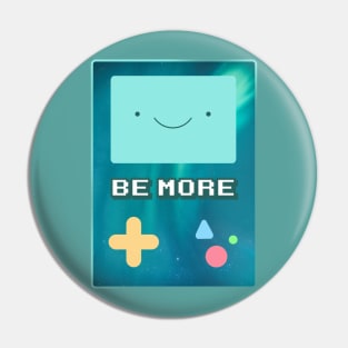 Bmo Be more Adventure Time Space Galaxy Stars Aurora Pin