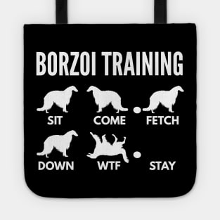 Borzoi Training Borzoi Dog Tricks Tote