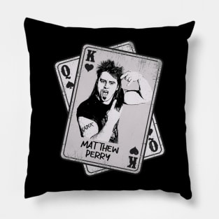 Retro Matthew Perry 80s Card Style Pillow