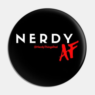 Nerdy AF Pin