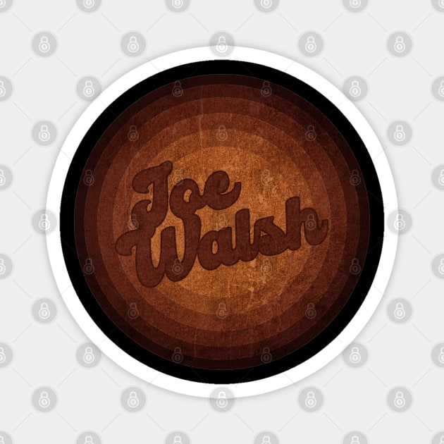 Joe Walsh - Vintage Style Magnet by Posh Men