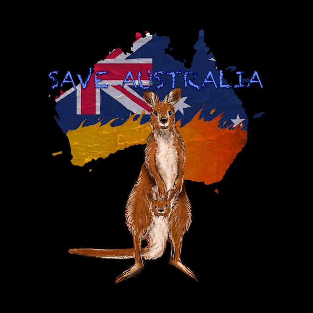 Save Australia Kangaroos by AlexandraHallPinner