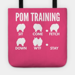 Pom Training Pomeranian Dog Tricks Tote