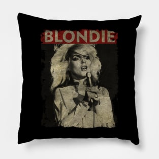 TEXTURE ART-Blondie - RETRO STYLE 5 Pillow