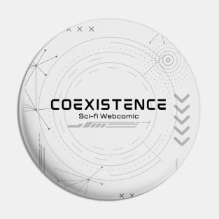 Coexistence tech wear logo light Pin