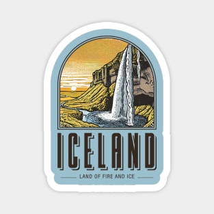 Iceland Land of Fire and Ice Magnet