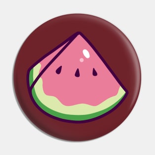 Big Watermelon Slice Pin