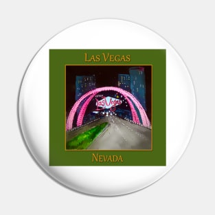 Las Vegas Neon Sign Pin