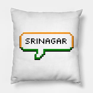 Srinagar India Bubble Pillow