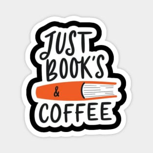 Just Books and Coffee Magnet