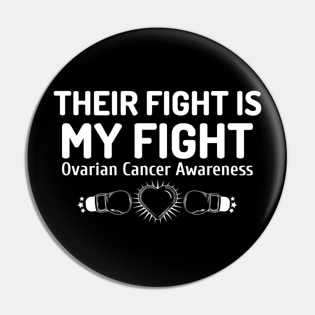 Ovarian Cancer Awareness Pin by Advocacy Tees