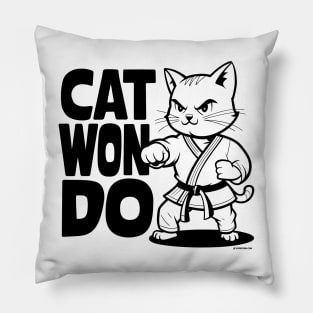 Cat Won Do Pillow