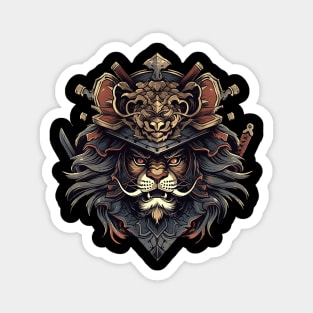 samurai lion Magnet