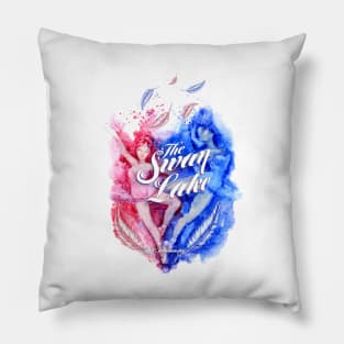 The Swan lake poster Pillow