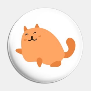 happy cat,funny cat design Pin