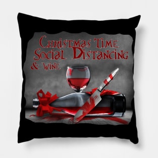 Christmas Time Social Distancing and Wine Pillow