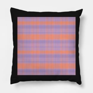 Spring Aesthetic Calan 1 Hand Drawn Textured Plaid Pattern Pillow