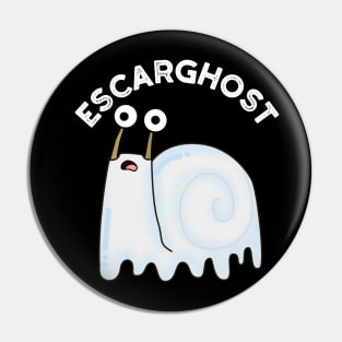 Escarghost Funny French Ghost Snail Pun Pin