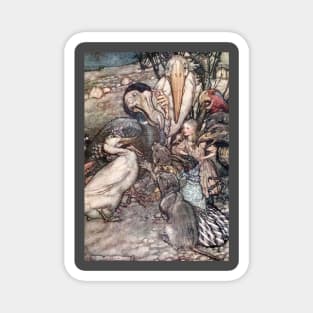 Alice In Wonderland - Arthur Rackham - 8 Magnet