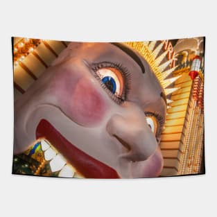 Luna Park Face at Night, Sydney, NSW, Australia Tapestry