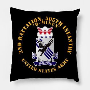 2nd Bn, 505th Infantry Regiment - H-MINUS - DUI X 300 Pillow