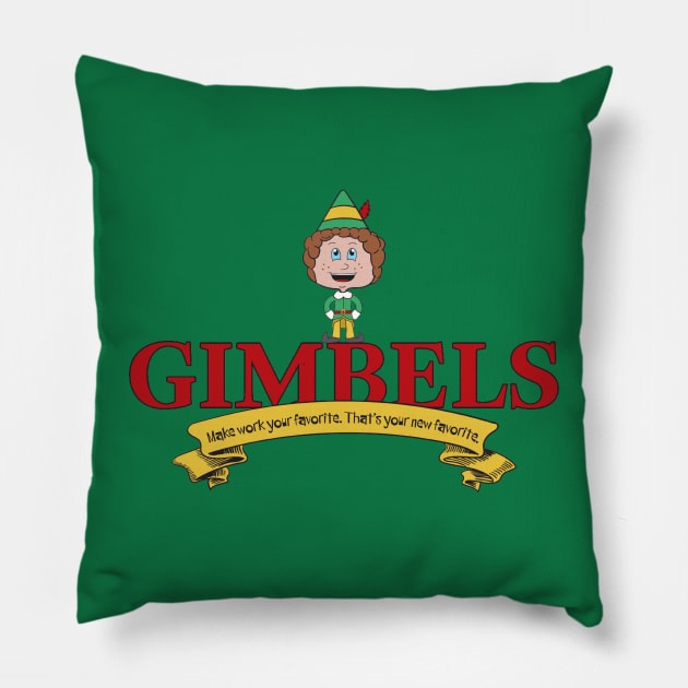 Gimbels Elf Pillow by Tee Arcade