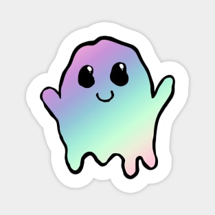 ghosty dude - rainbow Magnet