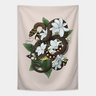 Paradise Flying Snake with Sampaguita Tapestry