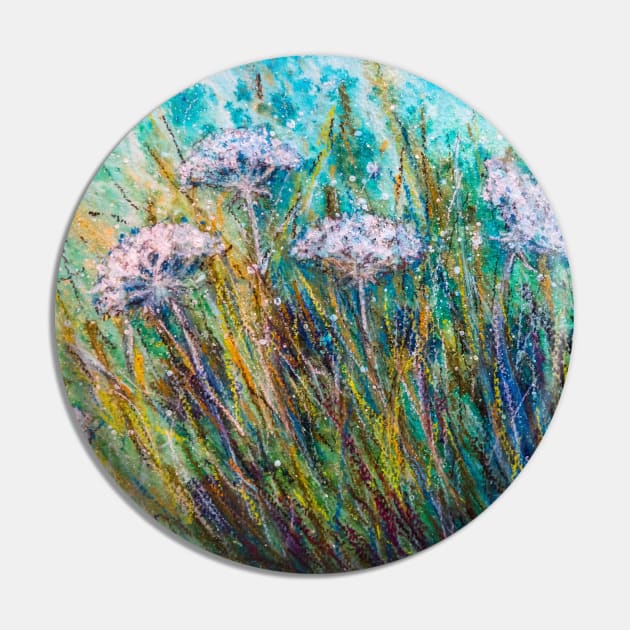 Wild flowers field Pin by redwitchart